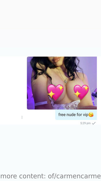 Full leaked Carmencarmen private onlyfans photo